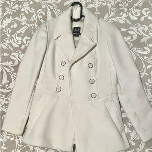 Armani Exchange White Coat